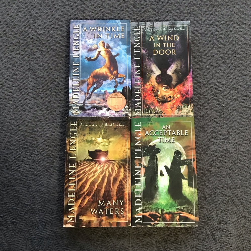 Madeleine L’Engle A Wrinkle In Time Wind in the Door Acceptable Time Many Waters